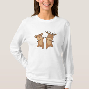 T-shirt Les Animaux De La Forêt De Cerf Peuvent Avoir De M