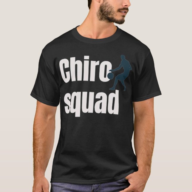 T-shirt Les animaux de l'équipe Chiro drôles  (Devant)