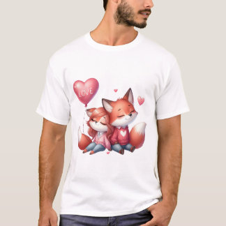 T-shirt Les animaux mignons Exprimer l'amour