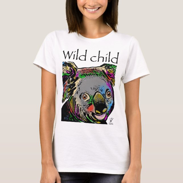 T-shirt Les animaux sauvages du koala (Devant)