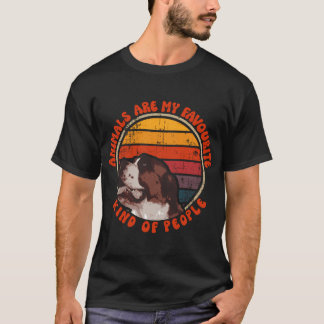 T-shirt Les animaux sont mon genre préféré de personnes sa