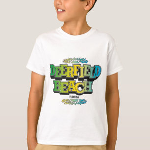 T-shirt Les années 1970 de plage de Deerfield