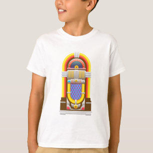 T-shirt les années 50 juke-box à l'ancienne