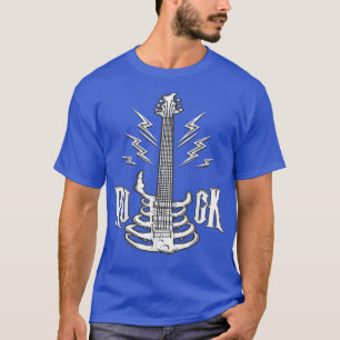 T-shirt les années 50 Rockabilly 1950 Sock Hop Skeleton Ro