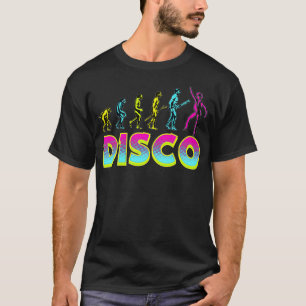 T-shirt les années 70 80s 90s Disco Evolution