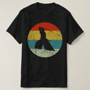 T-shirt LES ANNÉES 70 de silhouette vintage rétro SAMURAI