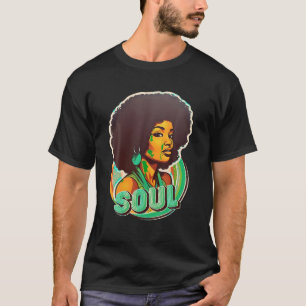 T-shirt Les années 70 rétro Funk Afro Soul Style Vintage T
