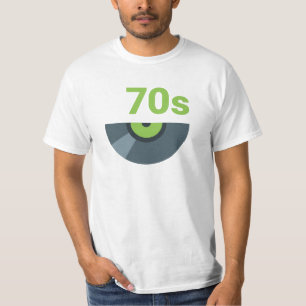 T-shirt les années 70 Rock Record des années 1970