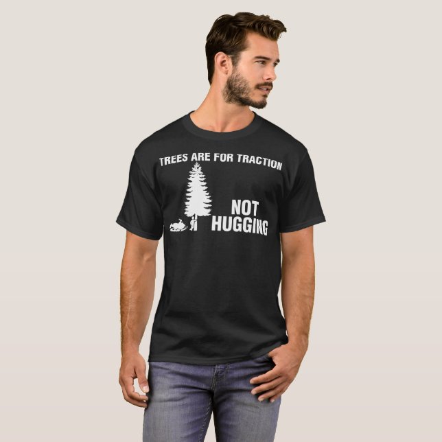 T-shirt Les arbres sont pour la traction n'étreignant pas (Devant entier)