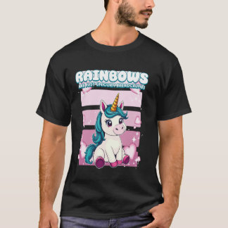 T-shirt Les arcs-en-ciel ne sont que des miettes de licorn