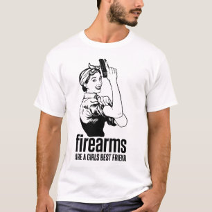 T-shirt Les armes à feu sont une chemise de meilleur ami