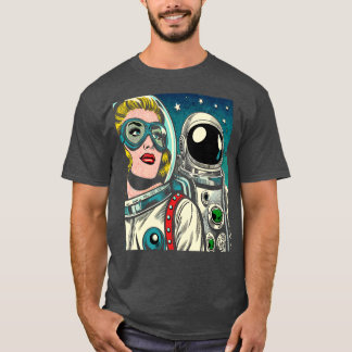 T-shirt Les astronautes de l'art dans l'espace