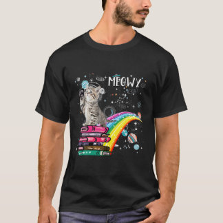 T-shirt Les astronomes de Meowo Réserver l'astronaute Cat