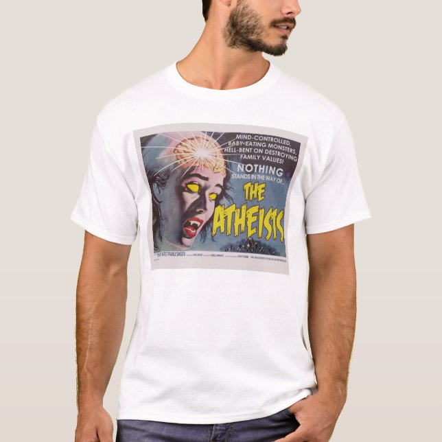 T-shirt Les athées charrient la chemise des hommes (Devant)
