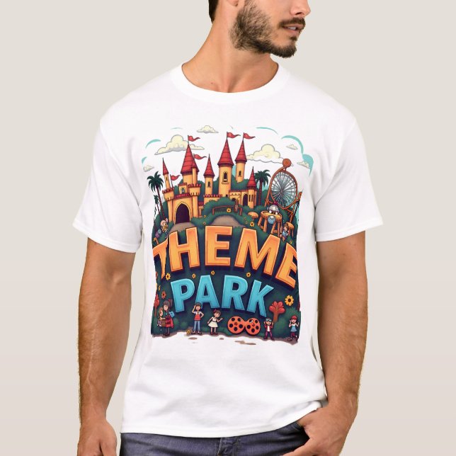T-shirt "Les aventures magiques attendent au thème ultime  (Devant)