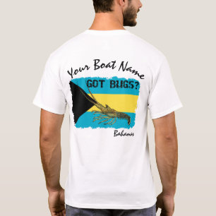 T-shirt Les Bahamas diminuent avec la conception de