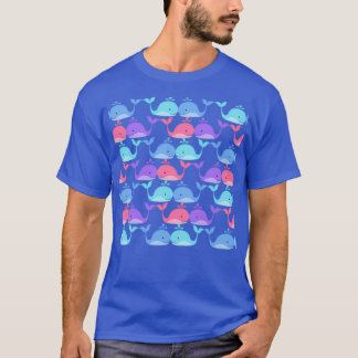 T-shirt Les baleines