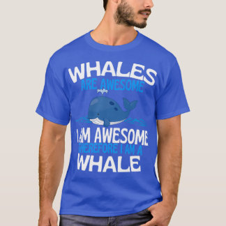 T-shirt Les Baleines Sont Un Amoureux De Baleines Amusante