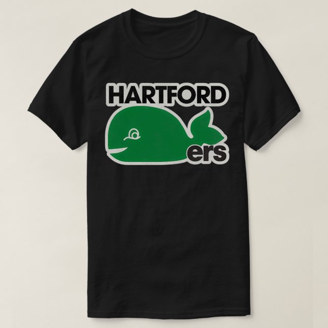 T-shirt Les baleiniers de Binghamton Hartford Rétro Défici (Design devant)