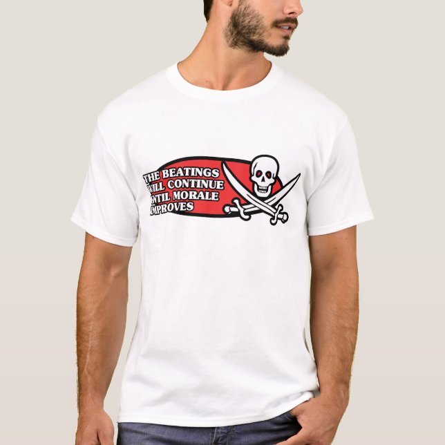 T-shirt Les battements continueront jusqu'à ce que le (Devant)