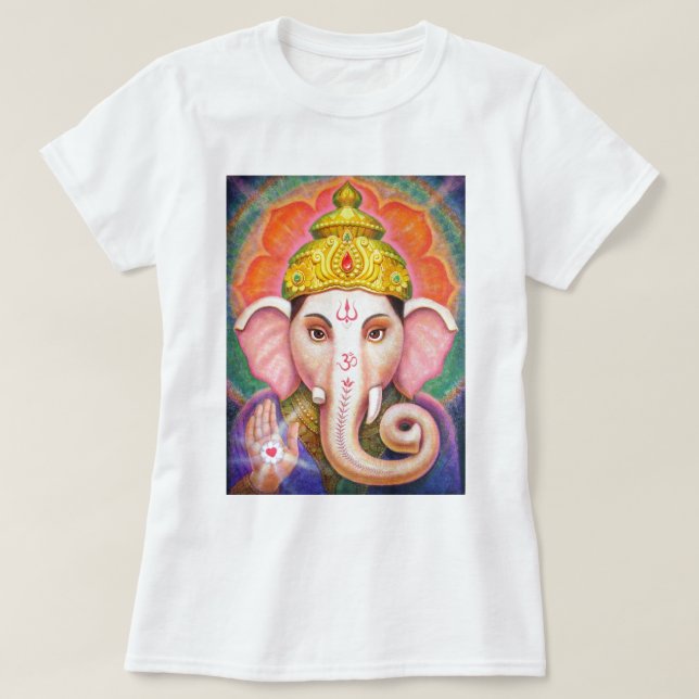 T-shirt Les bénédictions de Ganesha (Design devant)