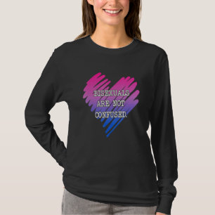 T-shirt Les Bisexuels Ne Sont Pas Confondus Coeur Bi Pride
