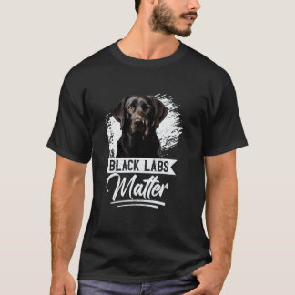 T-shirt Les Black Labs comptent Drôle de chien Labrador Re