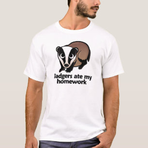 T-shirt Les blaireaux ont mangé mon travail
