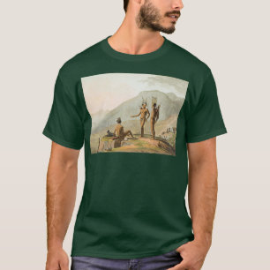 T-shirt LES BOSJESMEN Bushmen HOTTENTOTS armés pour un ext