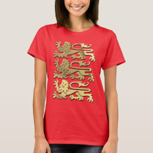 T-shirt Les bras royaux de l'Angleterre