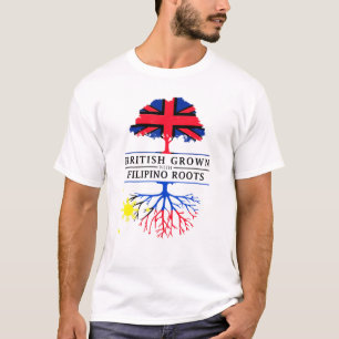 T-shirt Les Britanniques Cultivent Avec Des Racines Philip