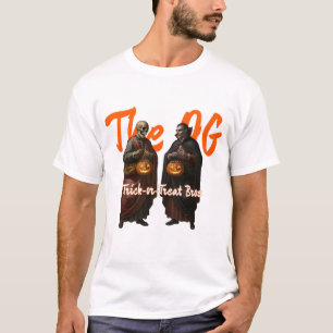 T-shirt Les Bros Trick-or-Treat de l'OG   Skeleton & Vampi