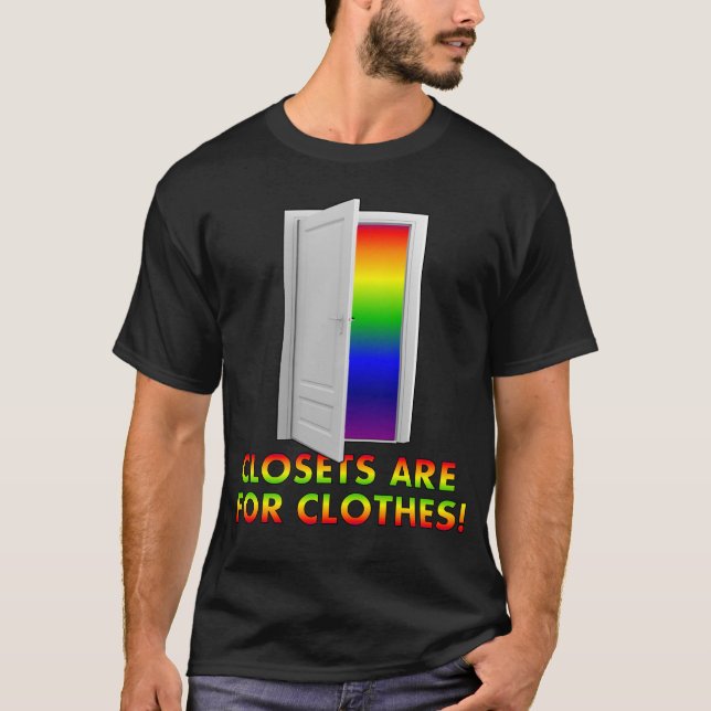 T-shirt Les cabinets sont pour des vêtements (Devant)