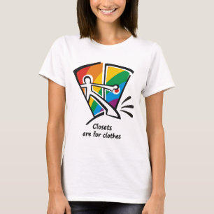 T-shirt Les cabinets sont pour des vêtements