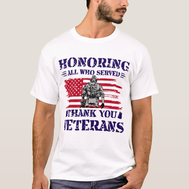 T-shirt Les cadeaux de la Journée des anciens combattants  (Devant)