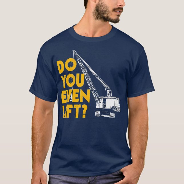 T-shirt Les Cadeaux De L'Opérateur De Grue Drôle Aimez-Vou (Devant)