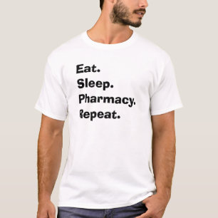 T-shirt Les cadeaux drôles de pharmacien "mangent,