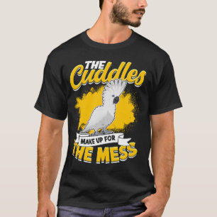 T-shirt Les câlins compensent le désordre Perroquet Parapl