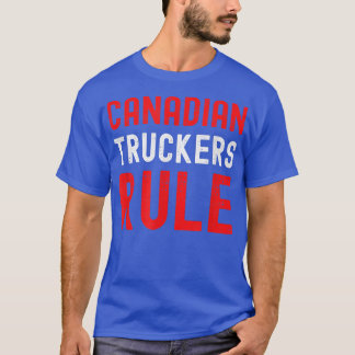T-shirt Les camionneurs canadiens règlent le soutien aux c
