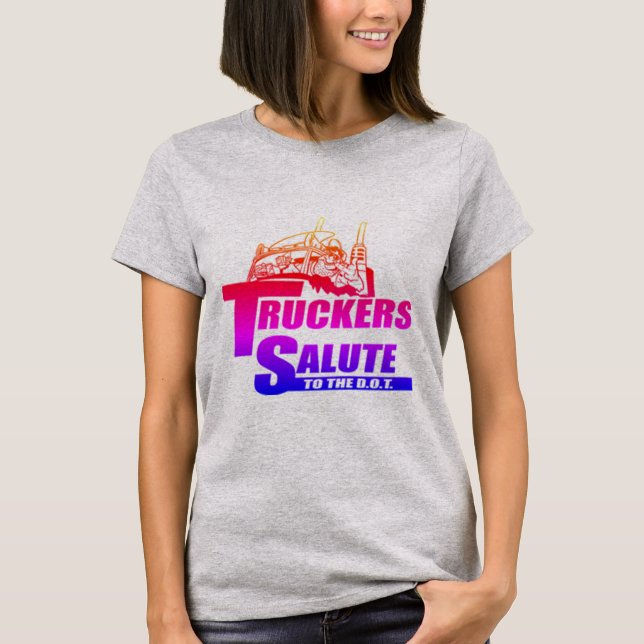 T-shirt Les camionneurs saluent (Devant)