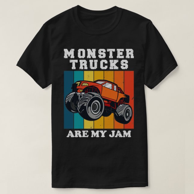 T-shirt Les Camions Monster Sont Ma Confusion (Design devant)