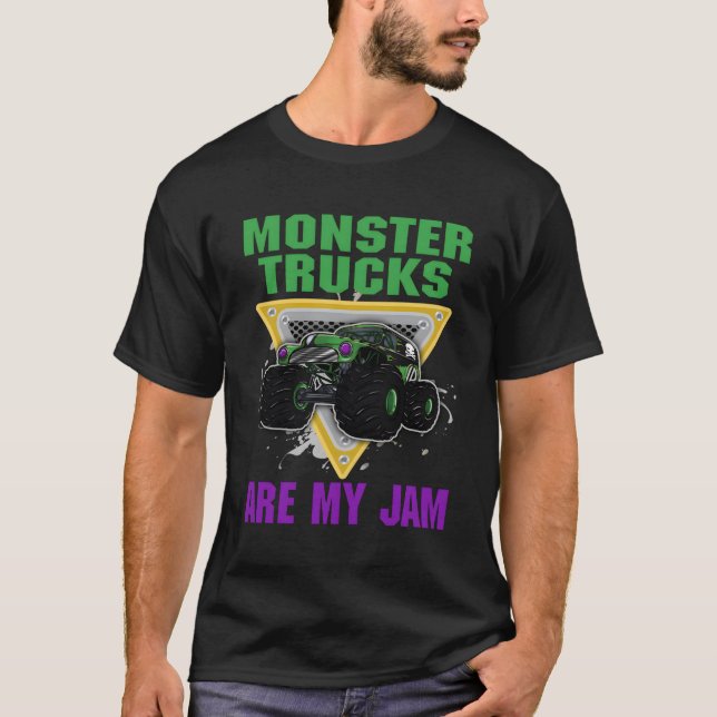 T-shirt Les Camions Monster Sont Ma Confusion (Devant)