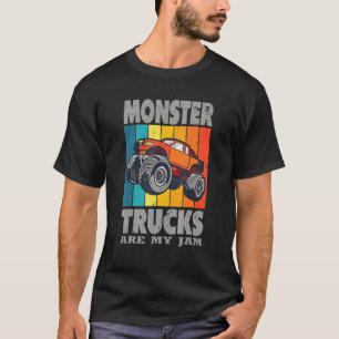 T-shirt Les Camions Monster Sont Mes Jam Boys Vintages En 