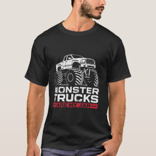 T-shirt Les Camions Monster Sont Mes Moteurs Cool De Jam T