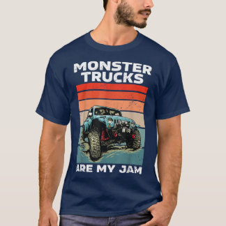T-shirt Les Camions Monster vintages Sont Ma Confusion