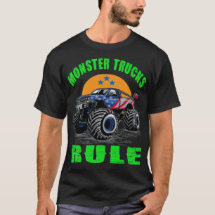 T-shirt Les camions monstre superbes règle drôles vêtement