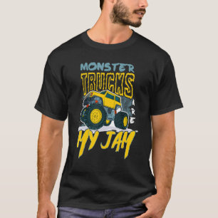 T-shirt Les Camions Monstres Vintage Sont Mon Rallye Enfan
