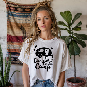 T-shirt Les Campeurs Vont Camper