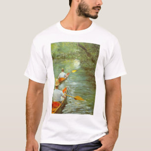 T-shirt Les Canots, Périssoires de Gustave Caillebotte