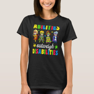 T-shirt Les capacités des jeunes filles en autisme l'empor